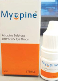 近視進行抑制点眼(Myopine)